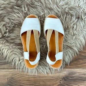 Toni Pons “Ella” Espadrilles in White Leather